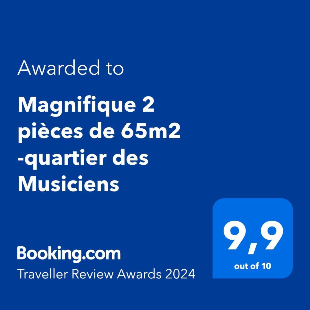 Apartmán Magnifique 2 Pieces De 65M2 -Quartier Des Musiciens Nice Exteriér fotografie